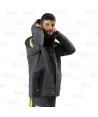 Parka deportiva acolchada con capucha en tejido Ripstop