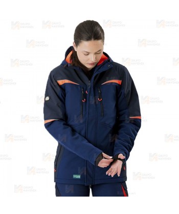 Parka deportiva acolchada con capucha en tejido Ripstop