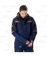 Parka deportiva acolchada con capucha en tejido Ripstop