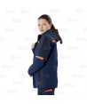 Parka deportiva acolchada con capucha en tejido Ripstop
