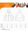 Cazadora deportiva softshell con capucha