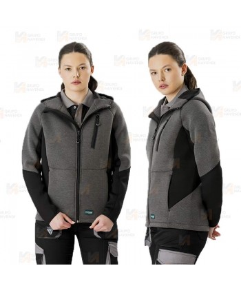 Cazadora deportiva softshell con capucha