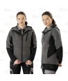 Cazadora deportiva softshell con capucha