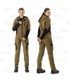 Cazadora deportiva softshell con capucha