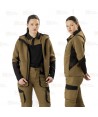Cazadora deportiva softshell con capucha