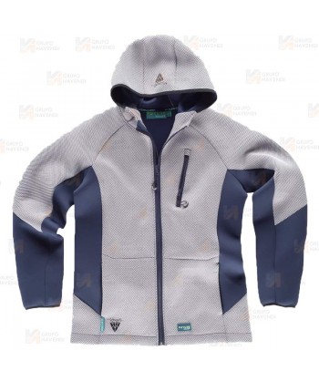 Cazadora deportiva softshell con capucha