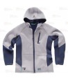 Cazadora deportiva softshell con capucha