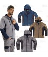 Cazadora deportiva softshell con capucha