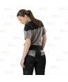 Pantalón laboral multibolsillos con tejido elástico  color negro/gris