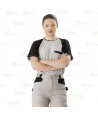 Camiseta técnica bicolor de manga corta con bolsillo