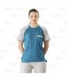 Camiseta técnica bicolor de manga corta con bolsillo