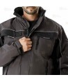 Parka corta, acolchada con tejido Ripstop