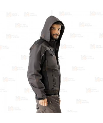 Parka corta, acolchada con tejido Ripstop