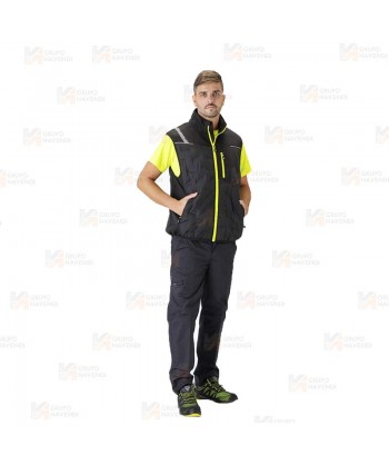Chaleco deportivo acolchado tipo plumas