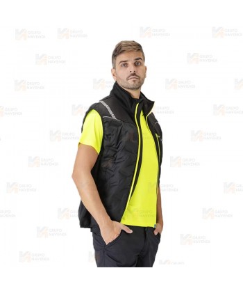Chaleco deportivo acolchado tipo plumas