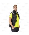 Chaleco deportivo acolchado tipo plumas