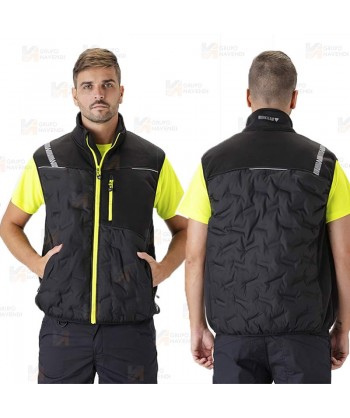 Chaleco deportivo acolchado tipo plumas