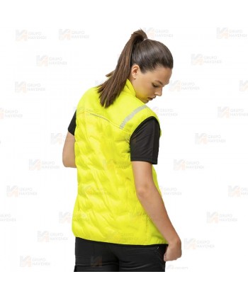 Chaleco deportivo acolchado tipo plumas