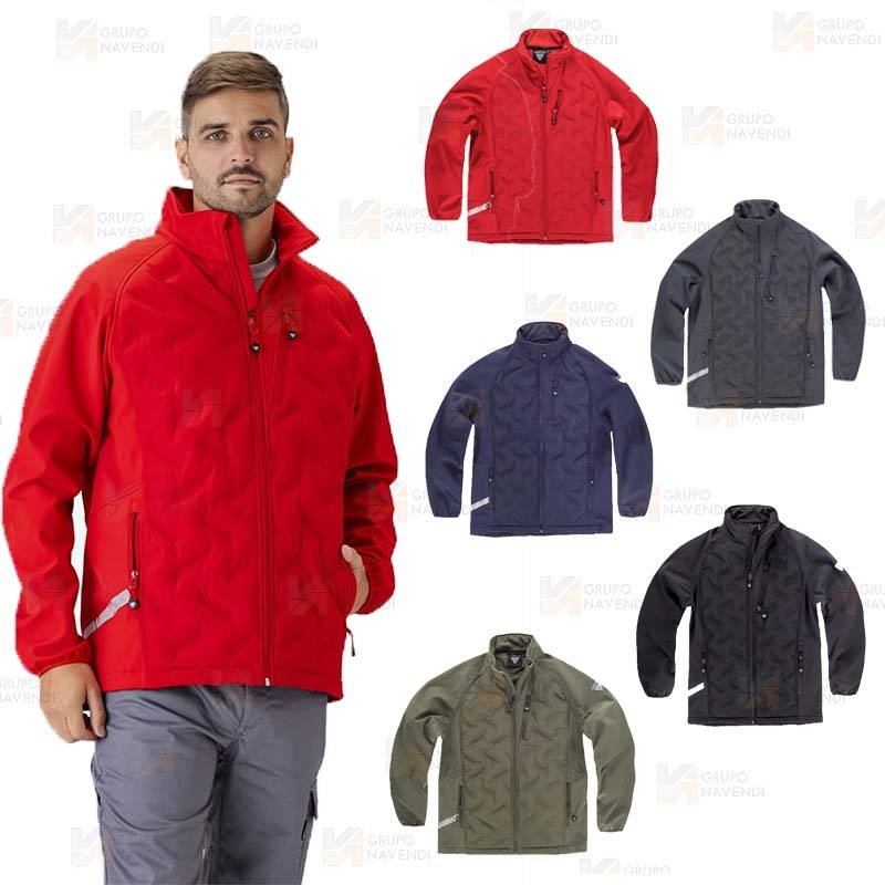 Chaqueta deportiva acolchada tipo plumas