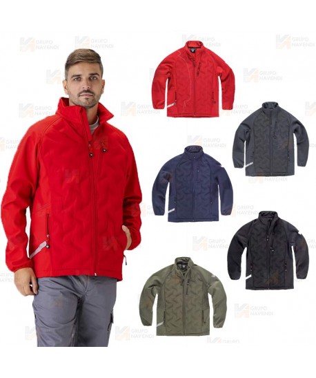 Chaqueta deportiva acolchada tipo plumas