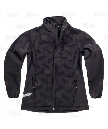 Chaqueta deportiva con acolchado grueso tipo plumas para mujer