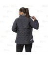 Chaqueta deportiva con acolchado grueso tipo plumas para mujer