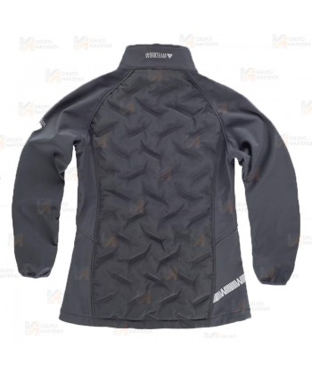 Chaqueta deportiva con acolchado grueso tipo plumas para mujer
