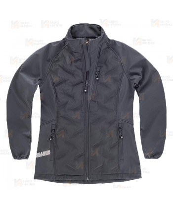 Chaqueta deportiva con acolchado grueso tipo plumas para mujer