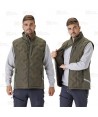 Chaleco deportivo con acolchado grueso tipo plumas