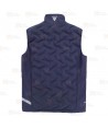 Chaleco deportivo con acolchado grueso tipo plumas