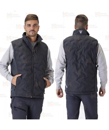 Chaleco deportivo con acolchado grueso tipo plumas