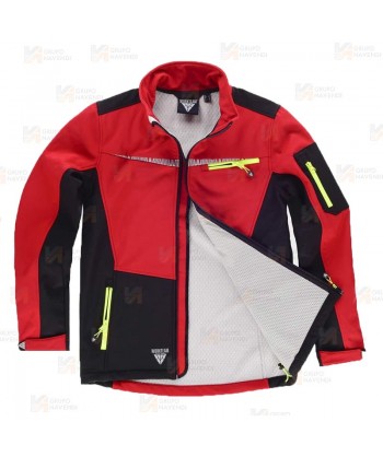 Cazadora softshell anti desgarro para actividades outdoor