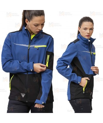 Cazadora softshell anti desgarro para actividades outdoor