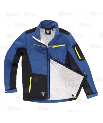 Cazadora softshell anti desgarro para actividades outdoor