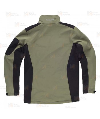 Cazadora softshell anti desgarro para actividades outdoor