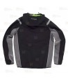 Cazadora softshell anti desgarro y capucha para actividades outdoor