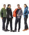 Cazadora softshell anti desgarro y capucha para actividades outdoor