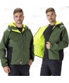 Cazadora softshell anti desgarro y capucha para actividades outdoor