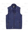 Chaleco softshell de doble capa color azul marino