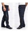 Pantalón laboral multibolsillos con tejido elástico ligero