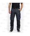 Pantalón laboral multibolsillos con tejido elástico ligero