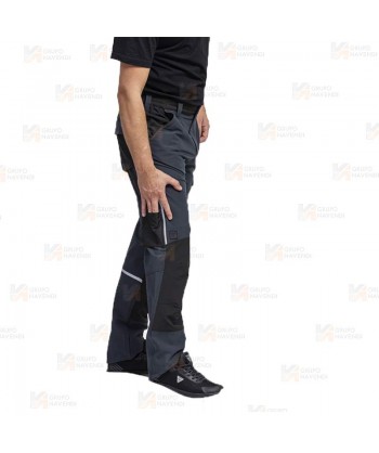 Pantalón laboral multibolsillos con tejido elástico ligero