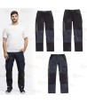 Pantalón laboral multibolsillos con tejido elástico ligero