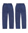 Pantalón laboral multibolsillos con tejido elástico muy fino y ligero color azul marino