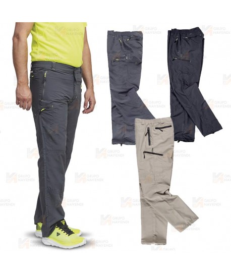 Pantalón sport multibolsillos de nylon transpirable