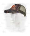 Gorra con visera y rejilla para caza o pesca