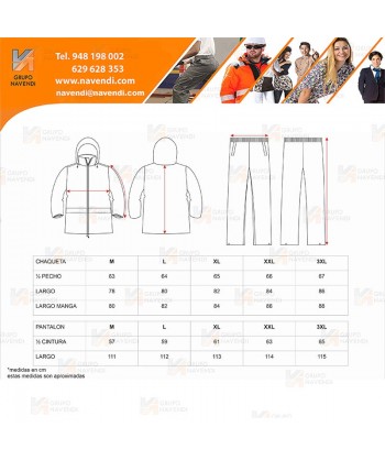 Traje completo tipo ingeniero especial lluvia color verde oscuro