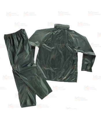 Traje completo tipo ingeniero especial lluvia color verde oscuro