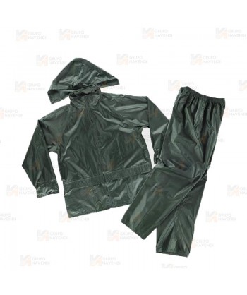 Traje completo tipo ingeniero especial lluvia color verde oscuro