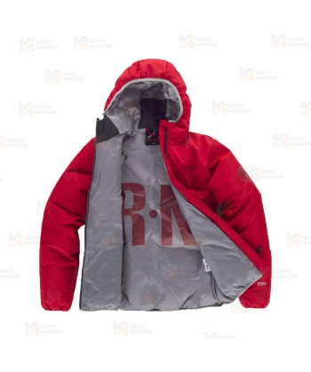Cazadora combinada GÏLLD con capucha Roc-Neige para mujer color rojo